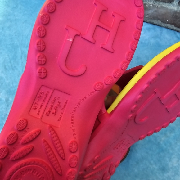 Bundle Hawaiian Jellys Slide Flip Flops Flat Sandals Women's Sz 8 - Picture 7 of 7